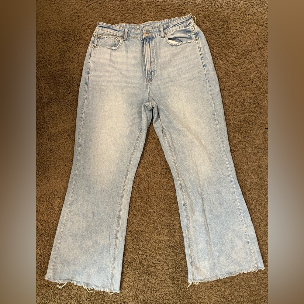American Eagle Outfitters Light Wash Flare Jeans